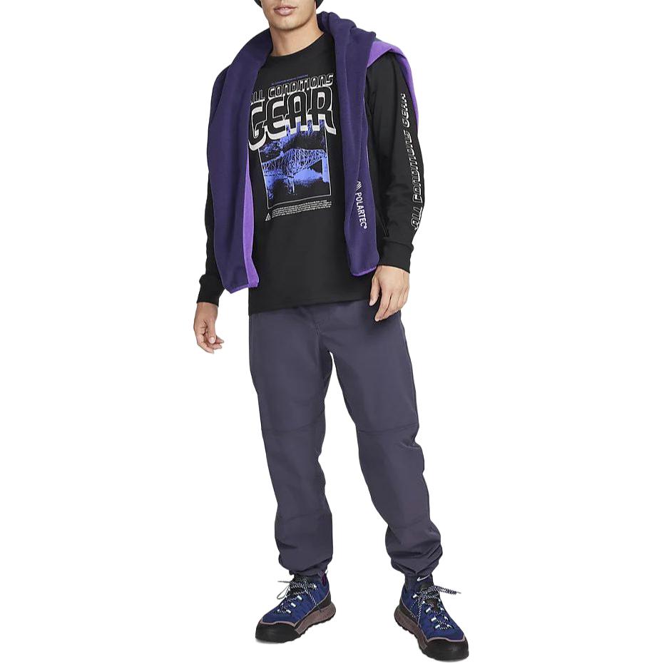 Nike ACG Long Sleeve T-Shirt Asia Sizing 'Black' FQ3730-010
