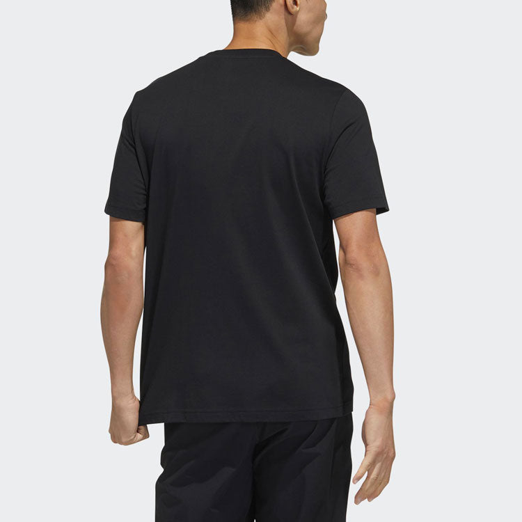 adidas Unisex More Od Gfx Printing Round-neck Tee Black GN7322