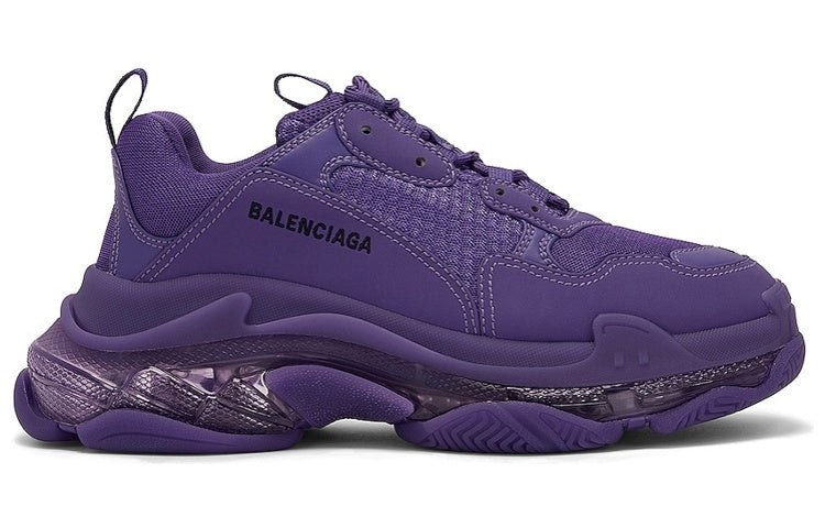 Balenciaga Triple S Clear Sole 'Deep Purple 541624W2GA16910