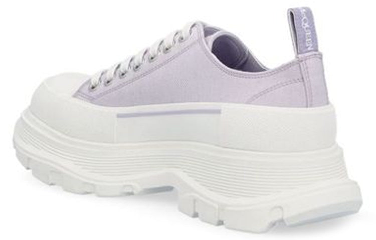 (WMNS) Alexander McQueen Tread Slick Sneakers 'Lilac White' 697072W4T315401
