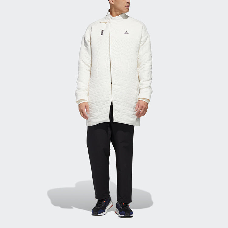 adidas Wj Jkt Excite Solid Color Sports Jacket White GM4465