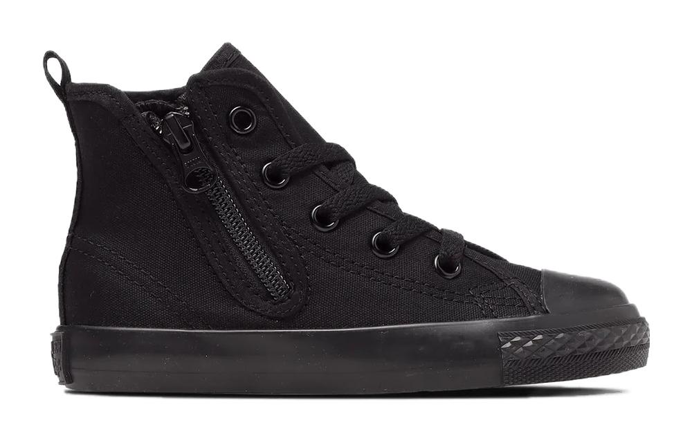 (GS) Converse Chuck Taylor All Star Zip Hi Japan 'All Black' 32712047