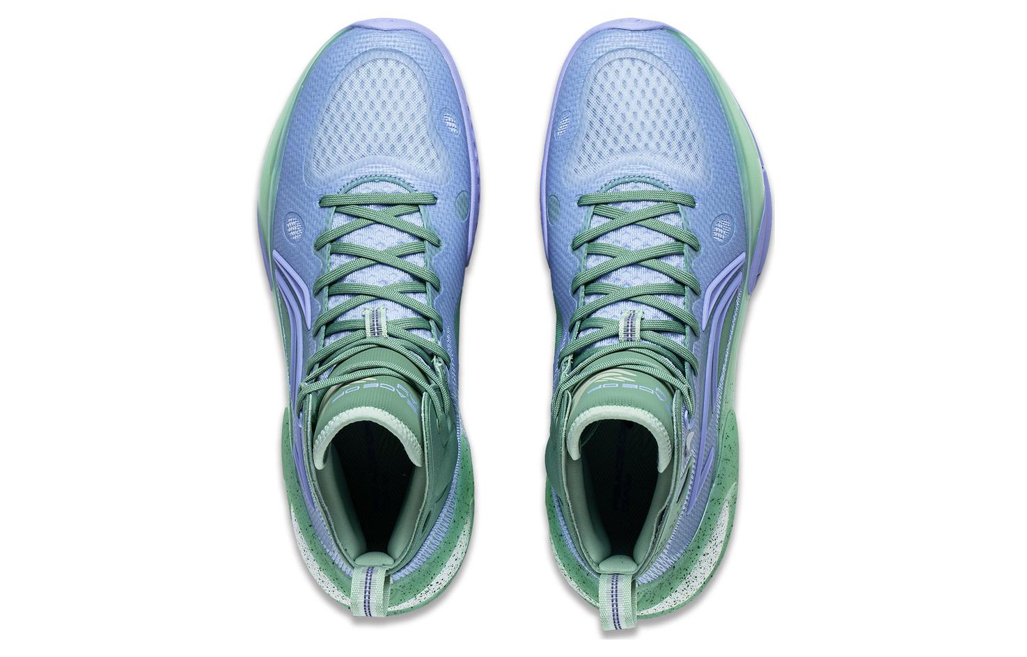 Li-Ning Yushuai 17 Mid ' Purple Green' ABAT043-8