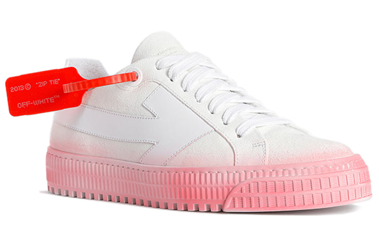 (WMNS) Off-White Vulcanized Sneakers 'White Pink' OWIA145R207841120128