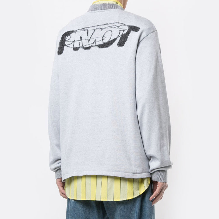 Men's Off-White Mask Knit Gray OMHA088E20KNI0010810