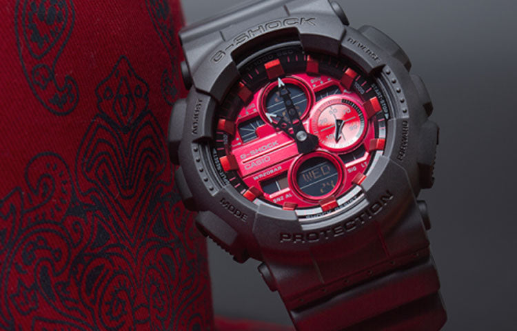 CASIO G-Shock Analog-Digital 'Black' GA-140AR-1APR-PERSON