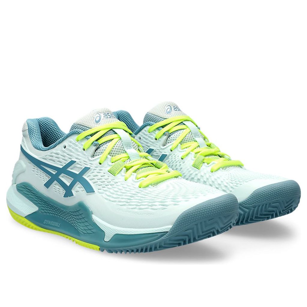 (WMNS) ASICS Gel-Resolution 9 Clay 'Soothing Sea Gris Blue' 1042A224-400