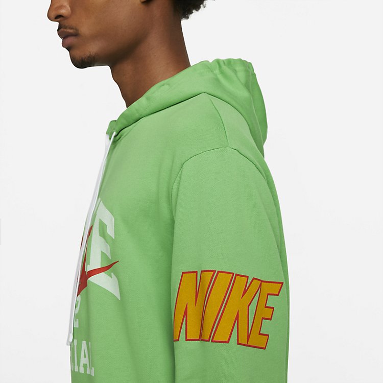 Nike Sportswear French Terry Pullover Hoodie 'Light Green Spark' DD6168-362