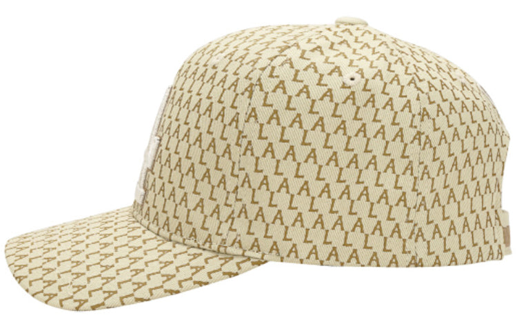 MLB Monogram Series Los Angeles Dodgers Adjustable LA Baseball Cap Beige 32CPFB941-07B