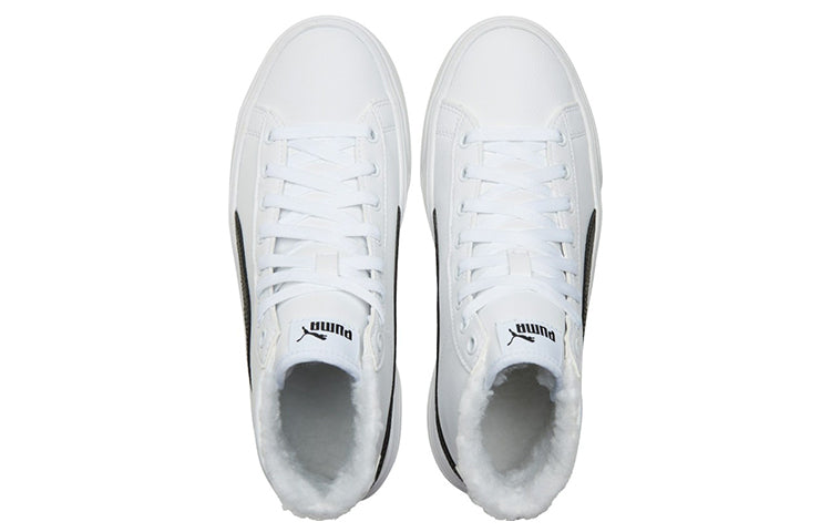 (WMNS) PUMA Kaia Mid 'Fur - White Black' 385341-02