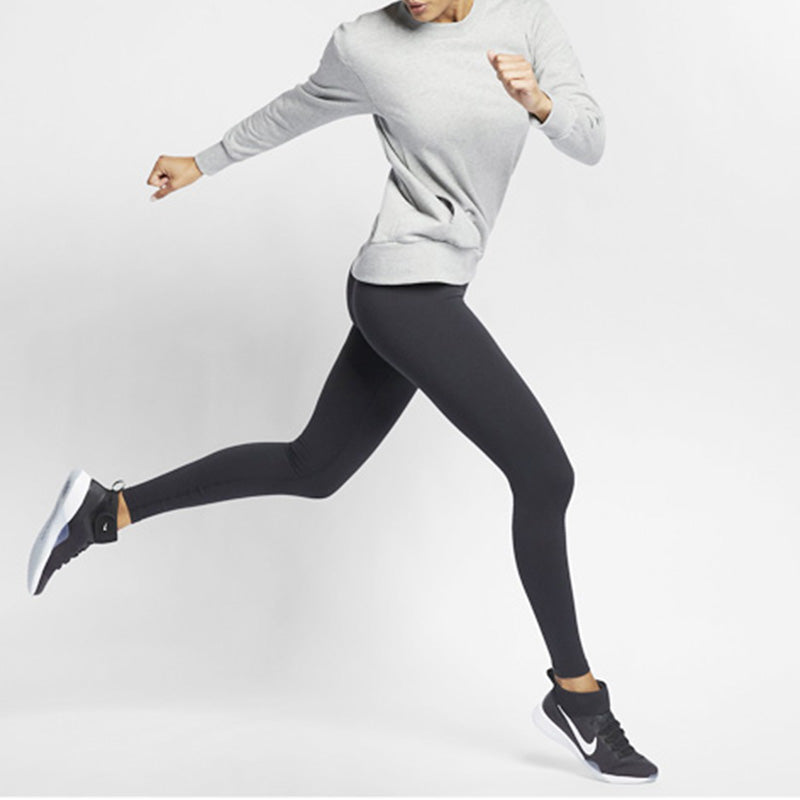 (WMNS) Nike Crew Grx Knitting Round-neck Sweatshirt 'Grey' AT0600-063