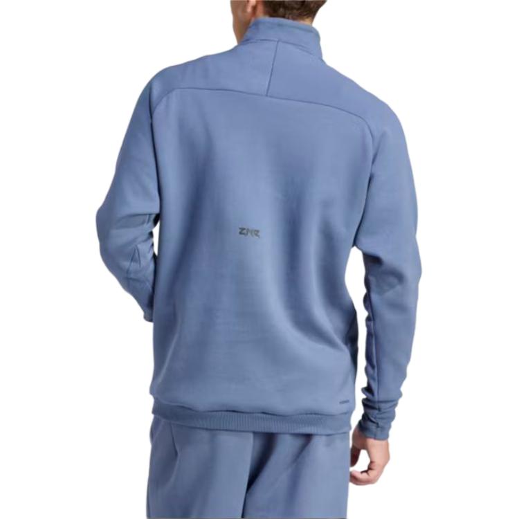 adidas Z.N.E. Half-Zip Sweatshirt Asia Sizing 'Blue' IR5225