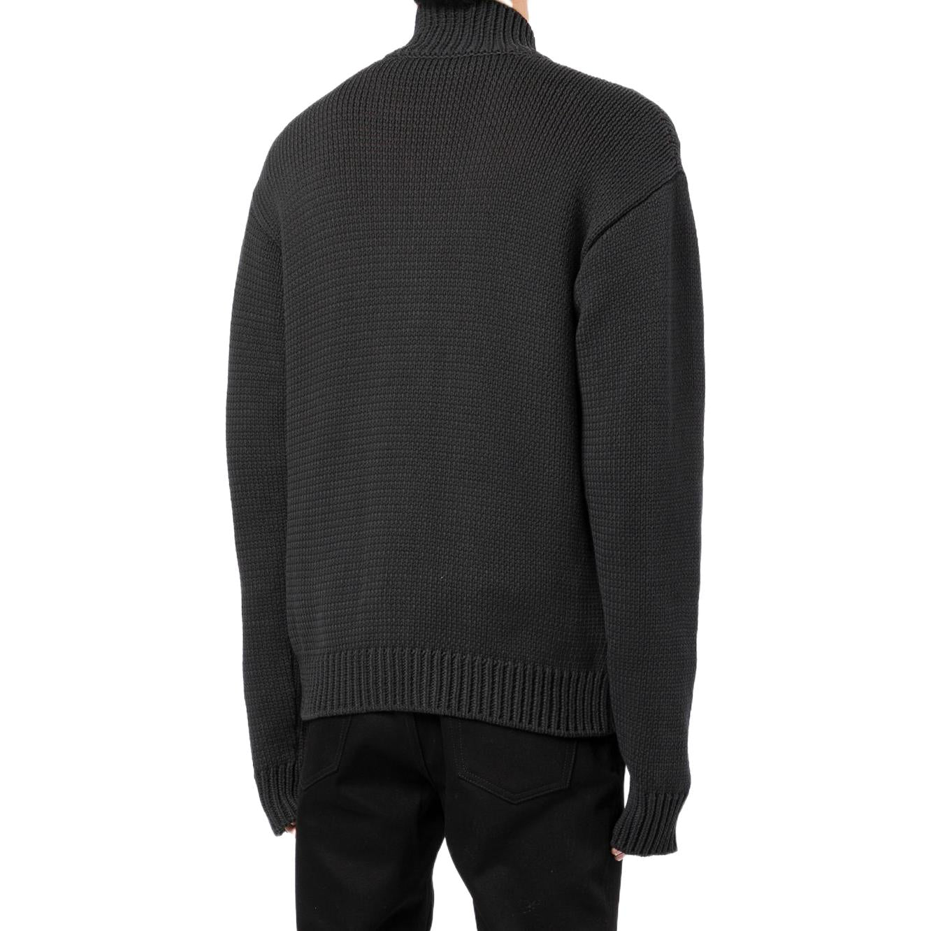 Off-White Logo Intarsia Jumper OMHA133C99KNI0011020BLACK