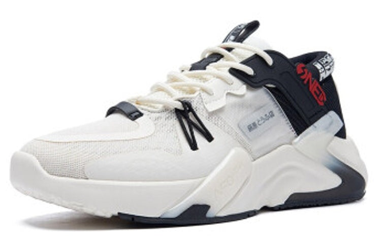 361 Degrees x Initial D Casual Shoes 'White Black' 672126705F-1