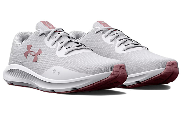 (WMNS) Under Armour Charged Pursuit 3 Tech 'White Prime Pink' 3025430-101