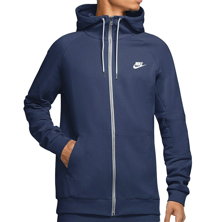 Nike Sports Cozy Full-Zip Hooded Jacket Blue CU4456-410