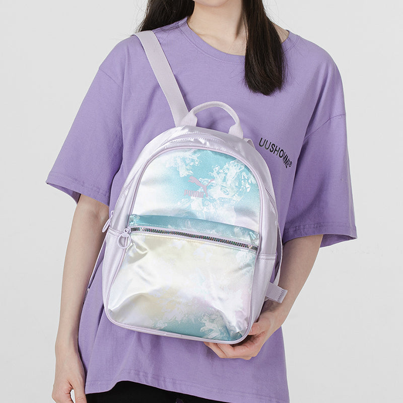 (WMNS) PUMA Time Backpack 'Purple Blue Yellow' 078745-02