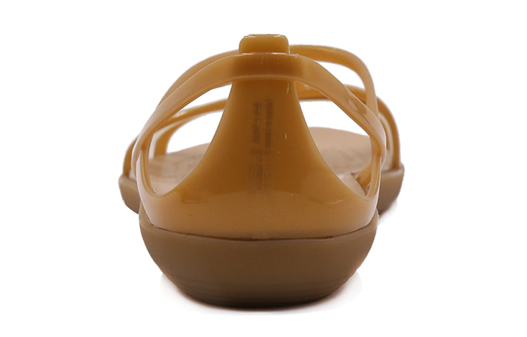(WMNS) Crocs Gold Color Sandals 'Gold' 202465-276