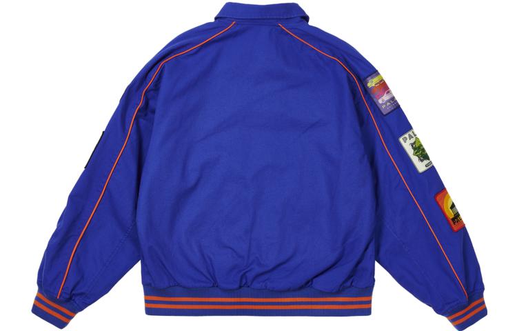 Palace Patches Cotton Bomber 'Royal Blue' P22JK213