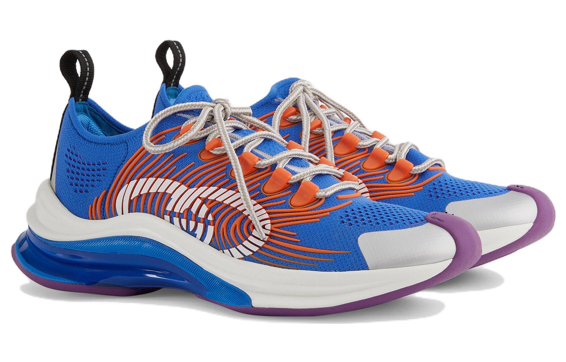 (WMNS) Gucci Run Sneaker 'Blue Orange' 680902-UFE10-8880