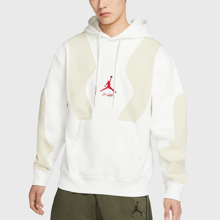 Air Jordan x Off-White Hoodie 'Sail White University Red' CV0539-134