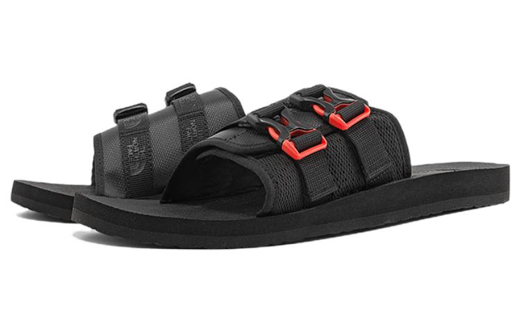 THE NORTH FACE Trekking Base Camp Strap Slides 'Black Red' 819V-IH7