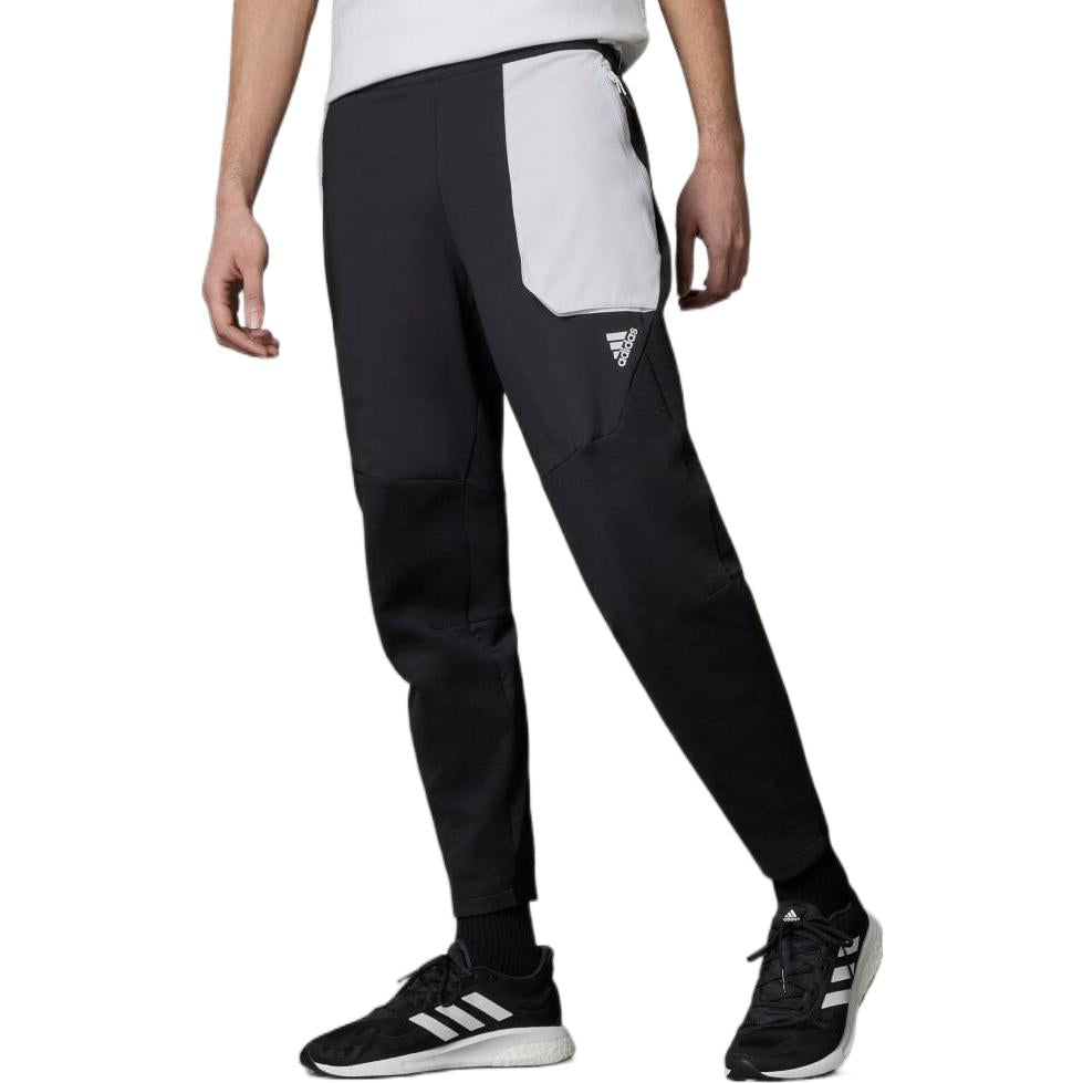 Men's adidas Logo Printing Casual Bundle Feet Sports Pants/Trousers/Joggers Japanese Version Black HG5862