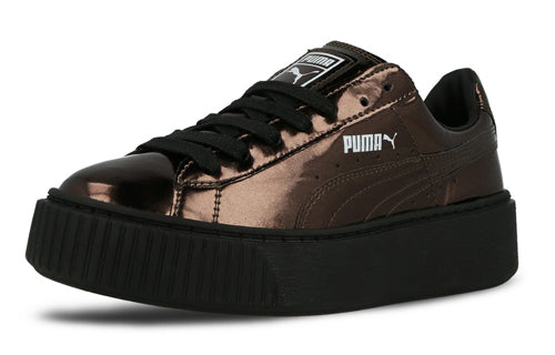 (WMNS) PUMA Basket Platform 'Metallic Bronze' 362339-03