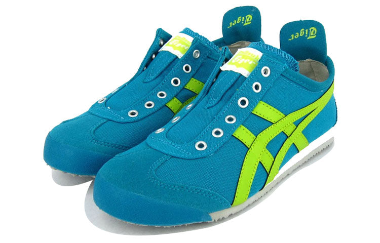 Onitsuka Tiger Mexico 66 Slip-On 'Blue Neon Green' D3K0N-8889