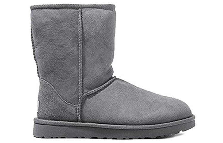 (WMNS) UGG Classic Short II Fleece Lined Gray 1016223-GREY