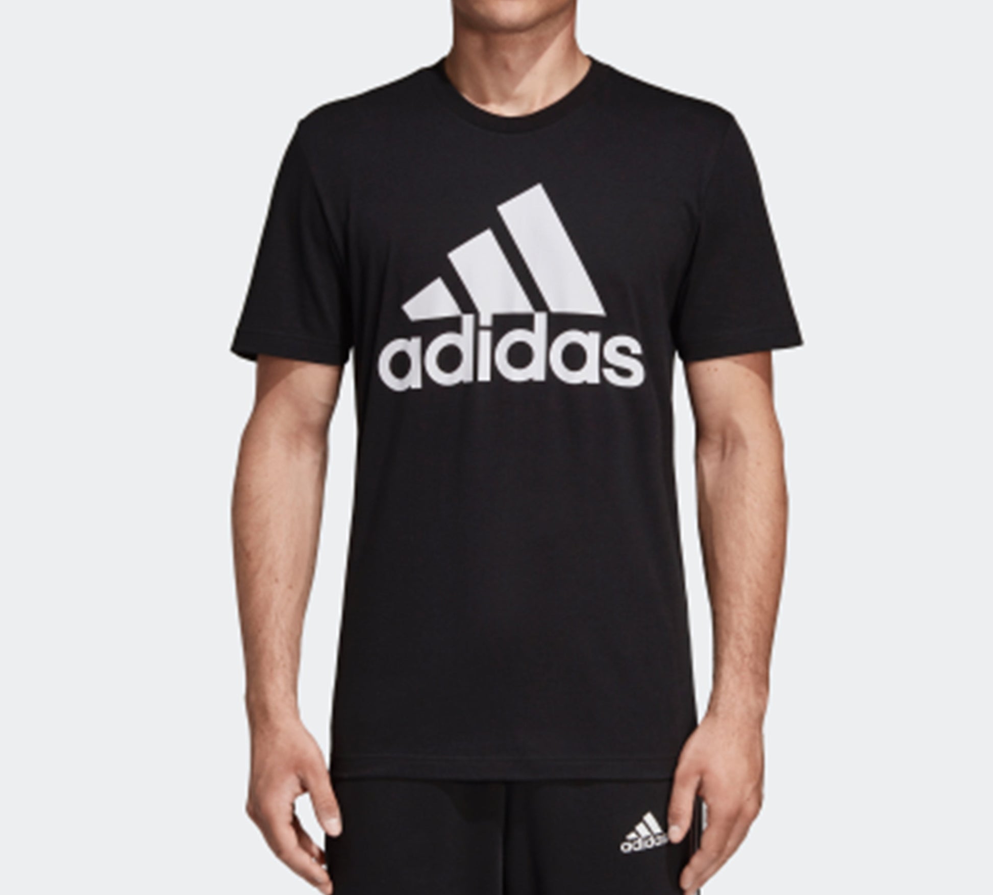 adidas Classical Logo Printed TEE Men Black DT9933