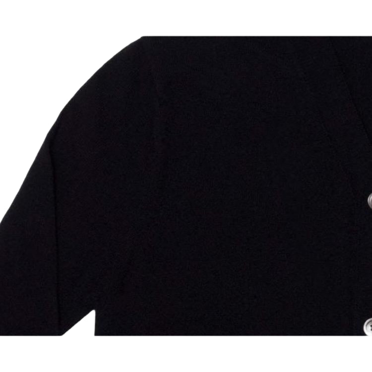 COMME des GARCONS PLAY FW25 x Invader Double Pixel Heart Cardigan 'Navy' AZ-N088-051-2
