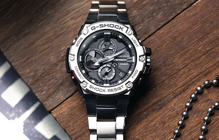 CASIO G-Shock G-Steel 'SIlver Black' GST-B100D-1APRT