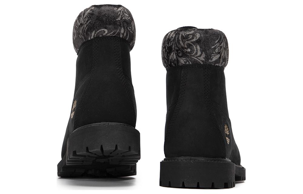 (WMNS) Timberland 6 Inch heritage Lace Up Cupsole Boots 'Black Nubuck' A5M74001