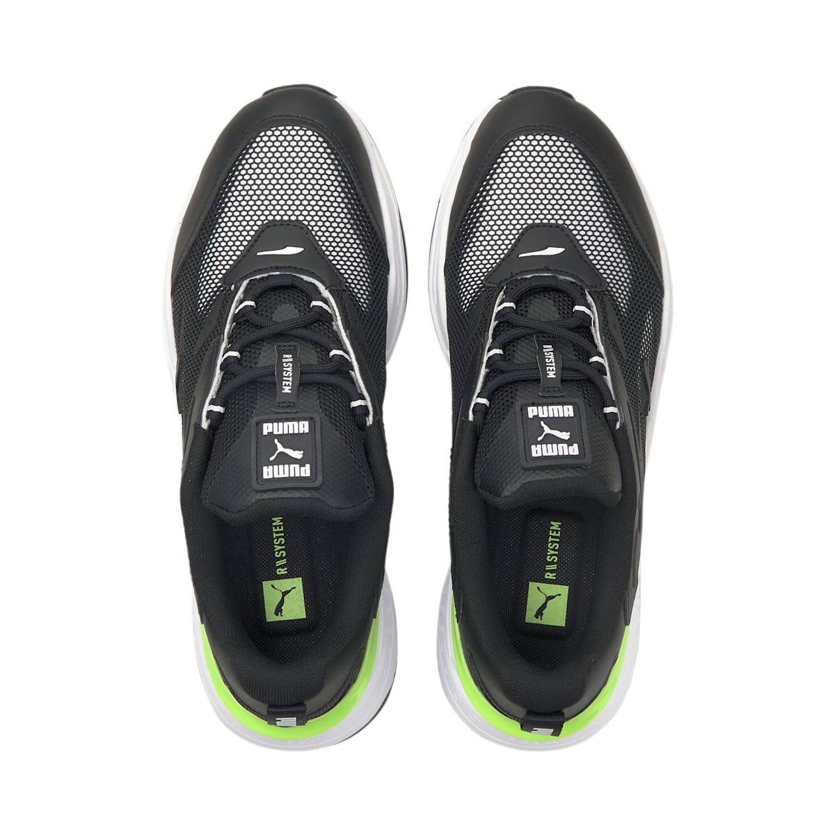 PUMA RS-Fast Tech 'Black Neon Green' 381038-01