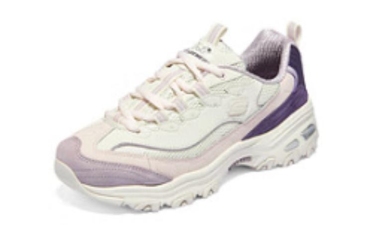 (WMNS) Skechers D'Lites 1.0 Shoes 'White Purple Pink' 896283-WPR