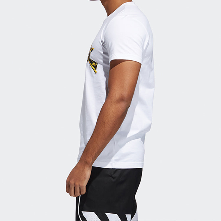 adidas LET HIM SHOOT Short Sleeve Men's White FT8834