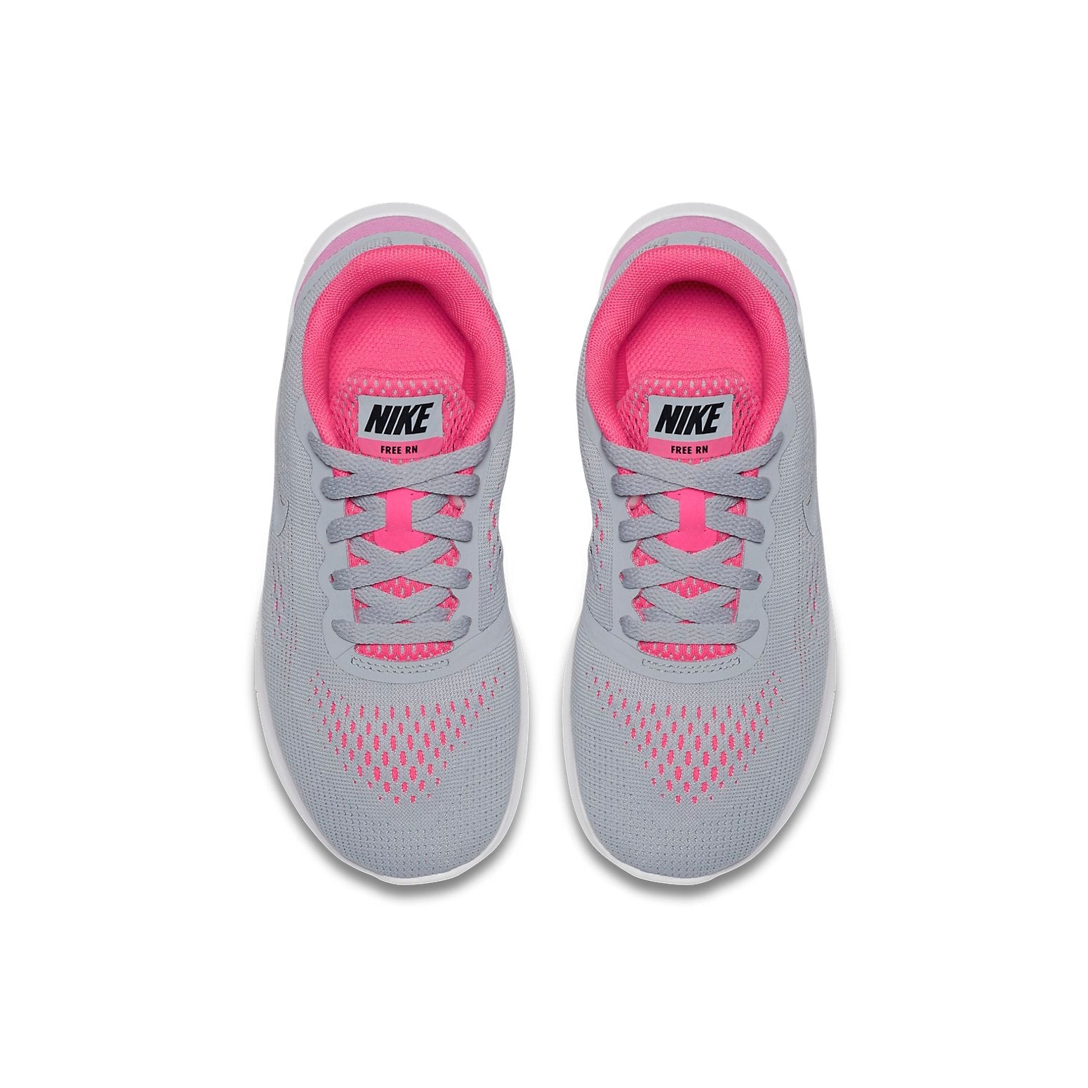 (PS) Nike Free RN Low-Top Grey/Pink 833994-001