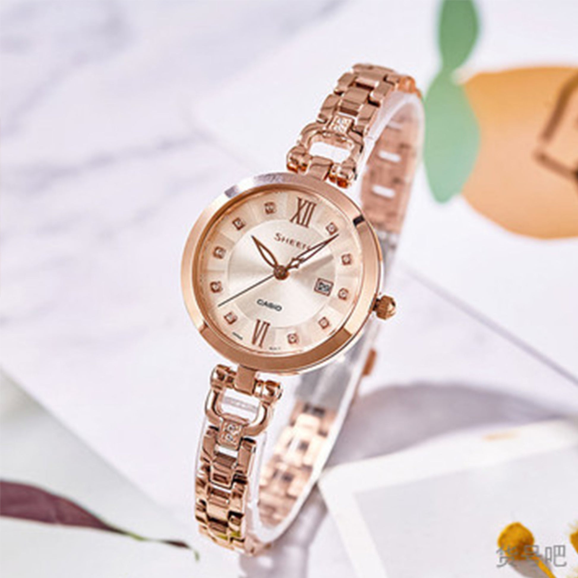 CASIO SHEEN Series Quartz Gold Gold Analog SHE-4055PG-4A