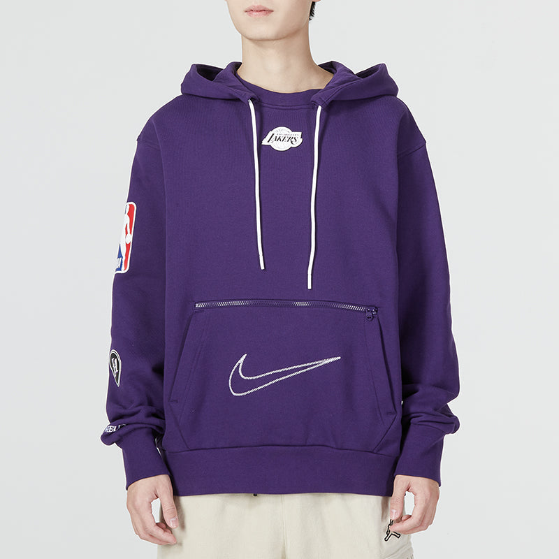 Nike Athletic Hooded Long Sleeves Hoodie Men's Purple DR2420-535