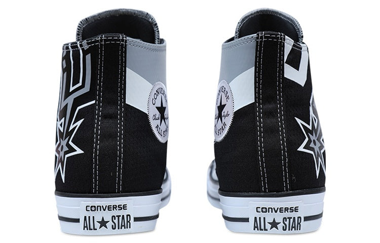Converse Chuck Taylor All Star 70s Hi Franchise San Antonio Spurs 'Black Silver' 159420C
