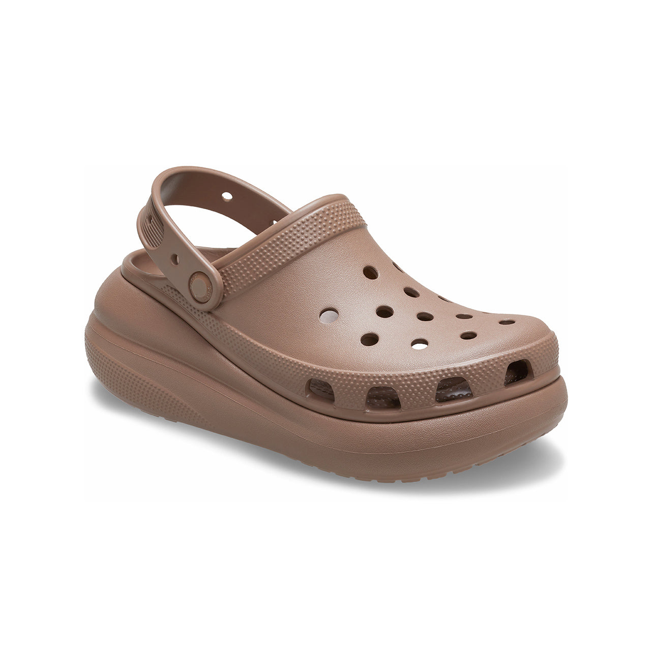 (WMNS) Crocs Classic Crush Clogs 'Brown' 207521-2Q9