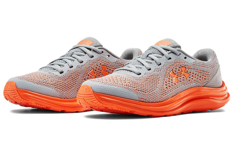 (GS) Under Armour Liquify Sports Shoes Gray/Orange 3022875-101