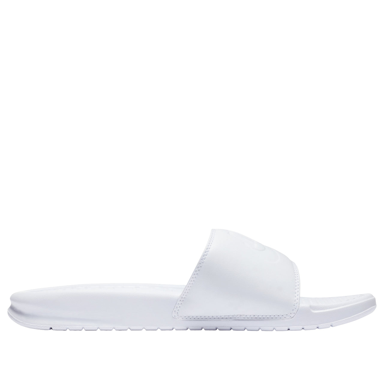 (WMNS) Nike Benassi JDI Slide 'Triple White' 343881-115