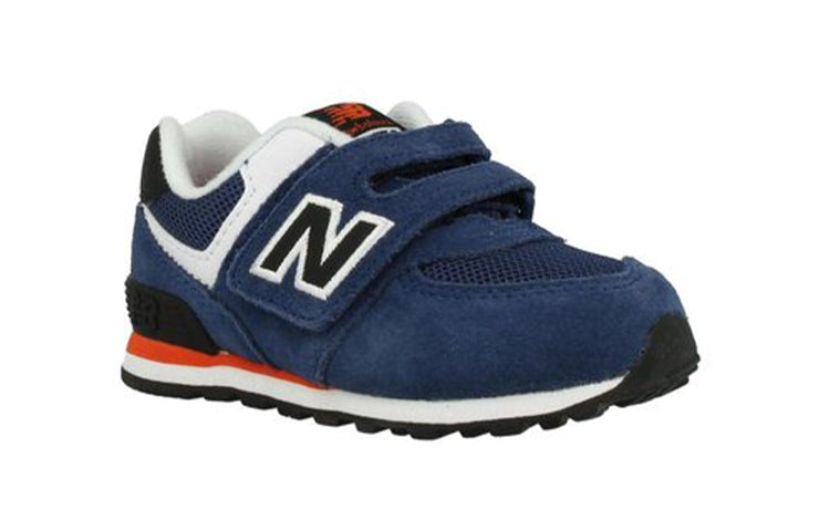 (TD) New Balance 574 'Navy Blue Black Orange' KG574MTI