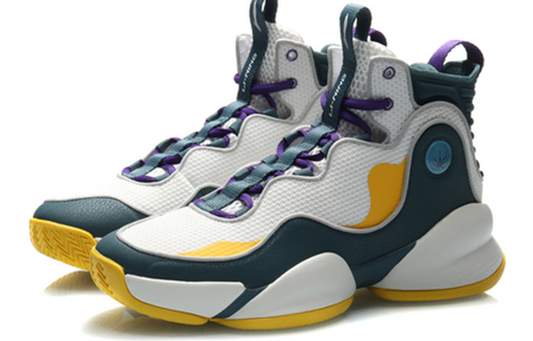 Li-Ning QianKun Hi 'White Green' ABAQ051-4