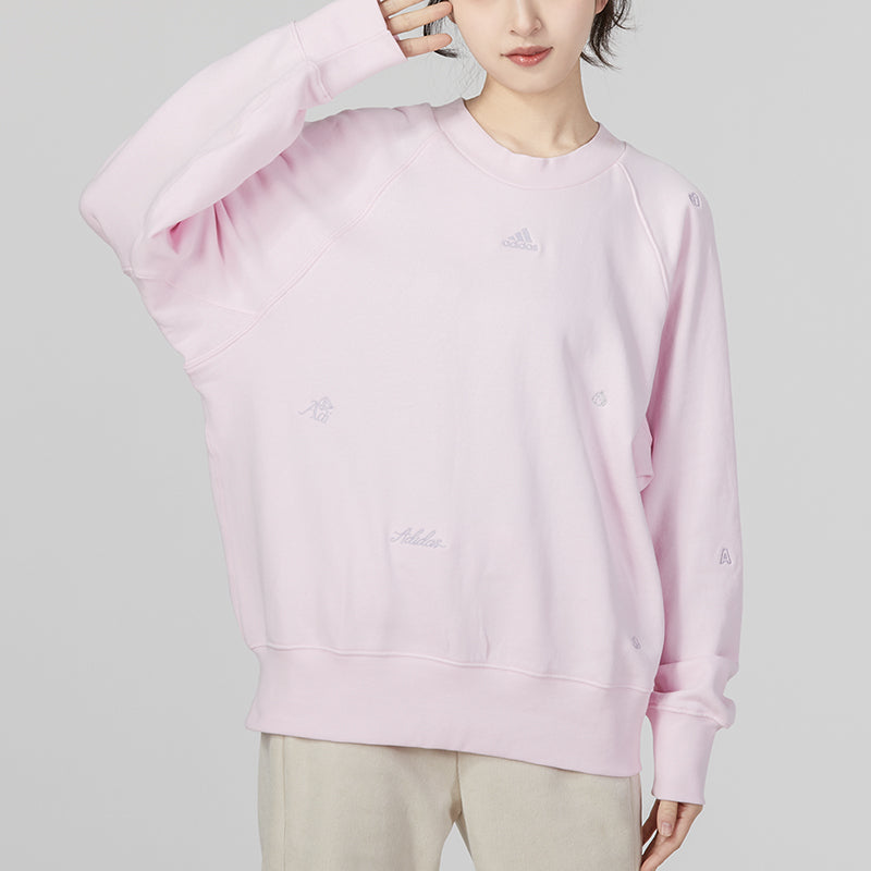 (WMNS) adidas BLUV Q1 Sweaters 'Pink' IC0812