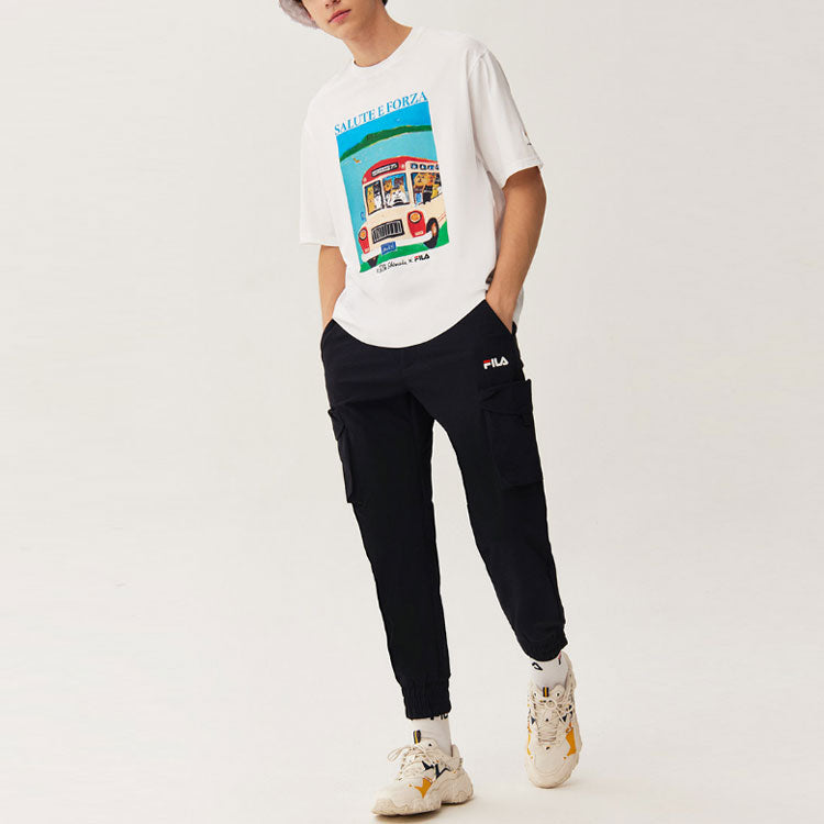 FILA x Pepe Shimada Crewneck Tee Men's White F11M123188F-WT