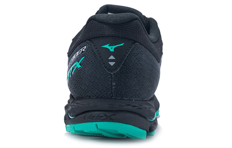(WMNS) Mizuno Rider GTX Black/Green J1GD187905