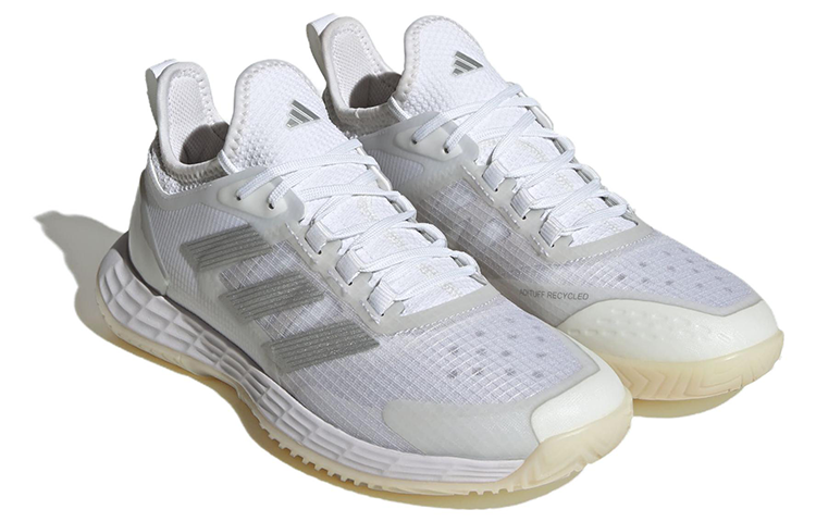 (WMNS) adidas Adizero Ubersonic 4.1 'White Silver Metallic' ID1566